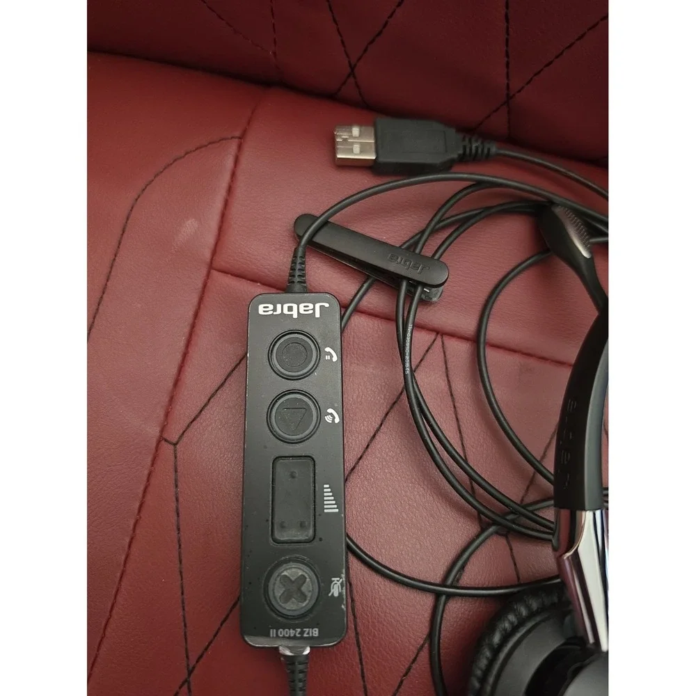 NEW Jabra BiZ 2400 II DUO Over-The-Head Noise-Canceling QD Headset 2409-820-205